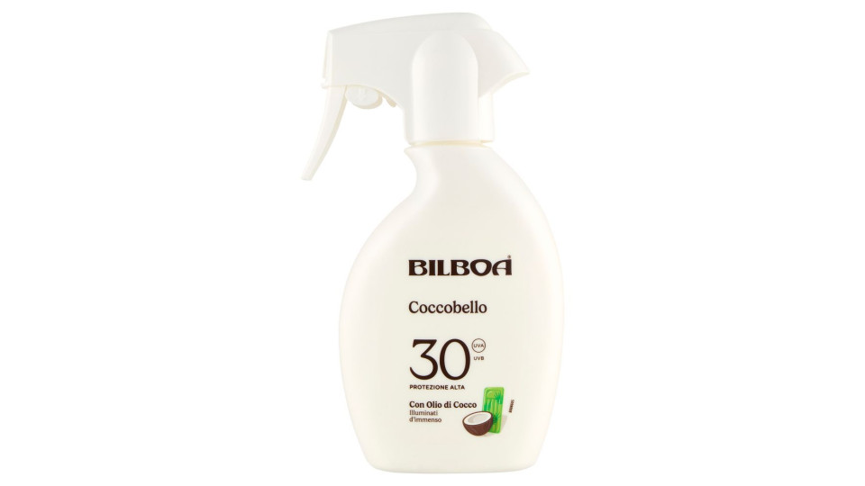 Bilboa Coccobello 30 Protezione Alta Con Olio Di Cocco 250 Ml