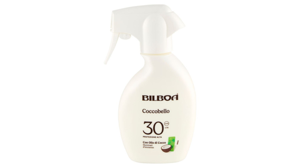 Bilboa Coccobello 30 Protezione Alta Con Olio Di Cocco 250 Ml