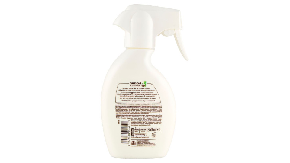 Bilboa Coccobello 30 Protezione Alta Con Olio Di Cocco 250 Ml