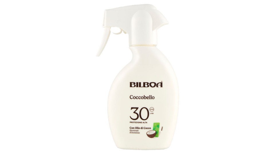 Bilboa Coccobello 30 Protezione Alta Con Olio Di Cocco 250 Ml