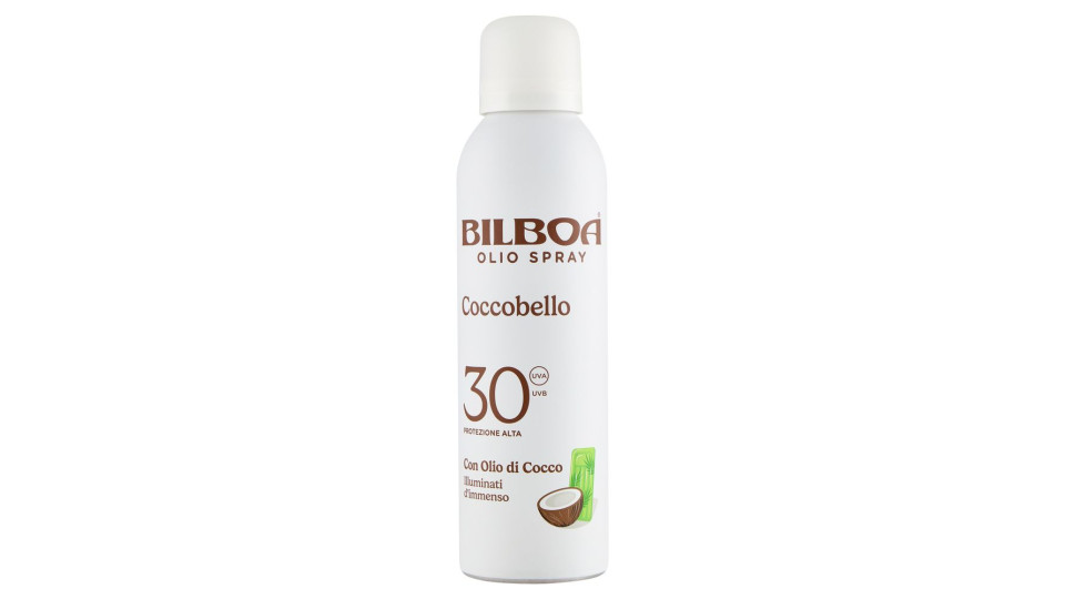 Bilboa Coccobello Olio Spray 30 Protezione Alta Con Olio Di Cocco 150 Ml