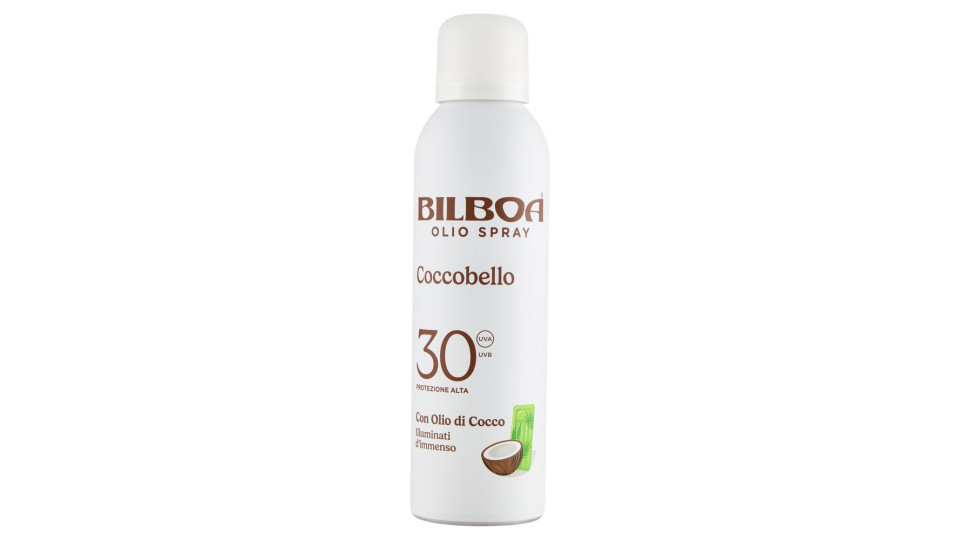 Bilboa Coccobello Olio Spray 30 Protezione Alta Con Olio Di Cocco 150 Ml