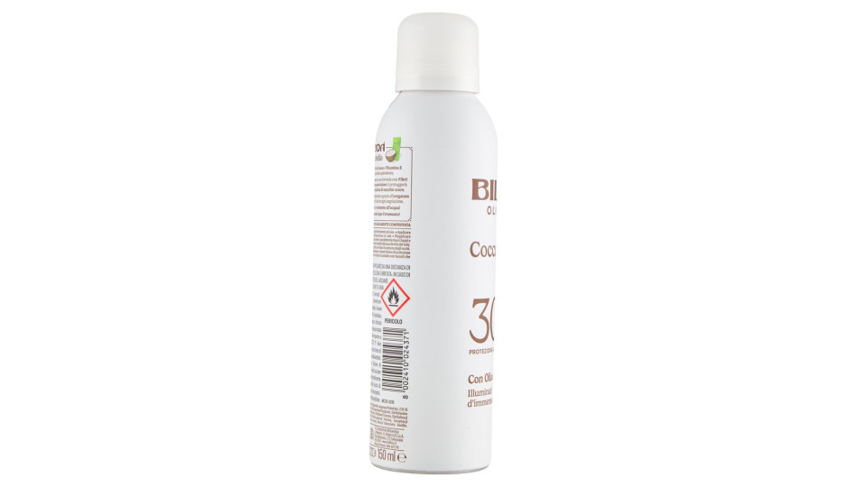 Bilboa Coccobello Olio Spray 30 Protezione Alta Con Olio Di Cocco 150 Ml