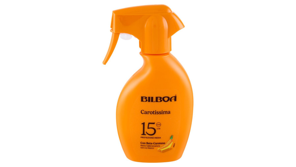 Bilboa Carotissima 15 Protezione Media Con Beta-carotene 250 Ml