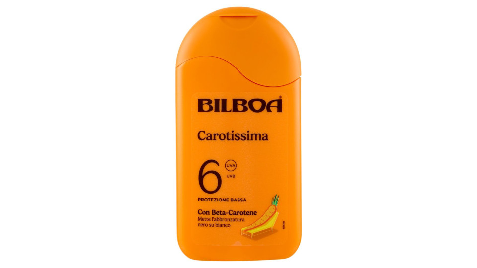 Bilboa Carotissima 6 Protezione Bassa Con Beta-carotene 200 Ml