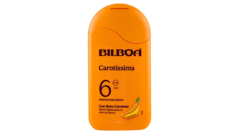 Bilboa Carotissima 6 Protezione Bassa Con Beta-carotene 200 Ml