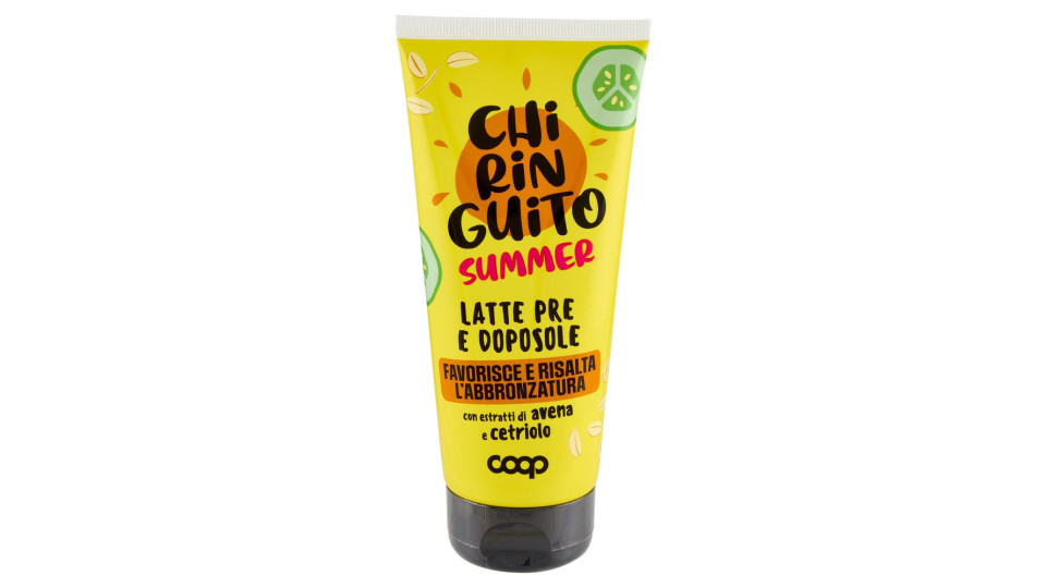 Latte Pre E Doposole Favorisce E Risalta L'abbronzatura 200 Ml