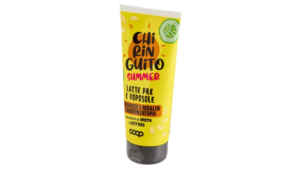 Latte Pre E Doposole Favorisce E Risalta L'abbronzatura 200 Ml