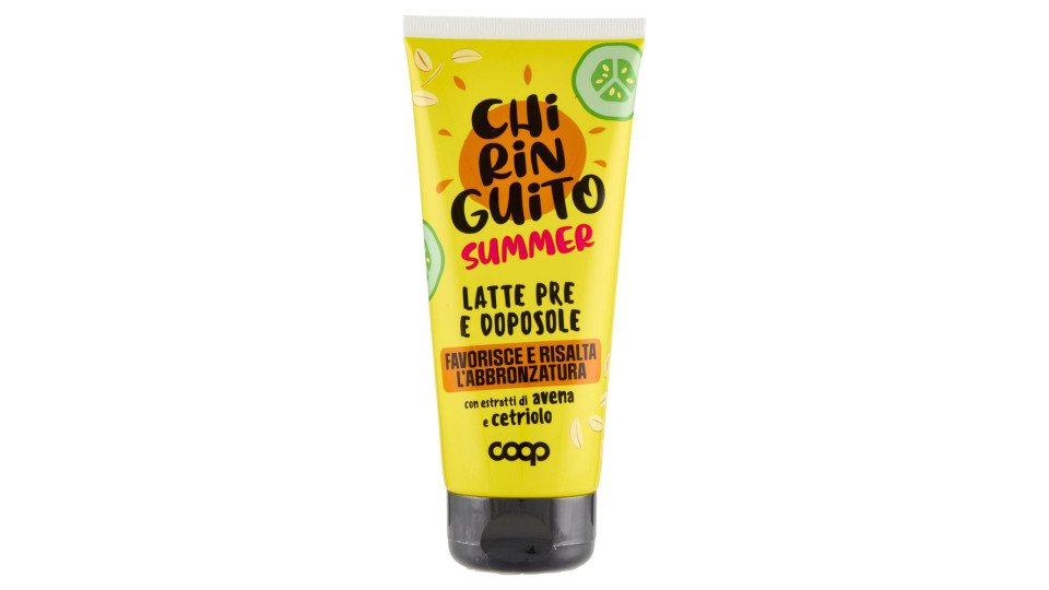 Latte Pre E Doposole Favorisce E Risalta L'abbronzatura 200 Ml