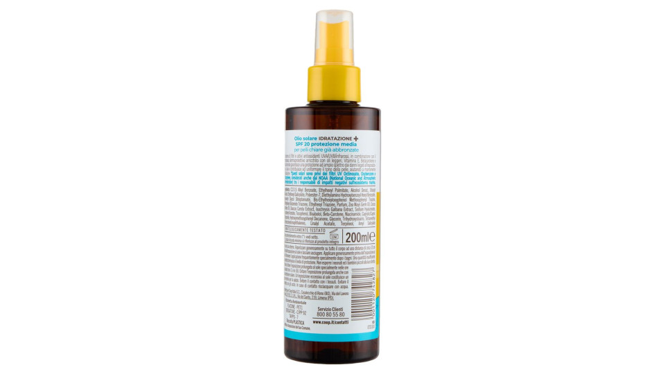 Olio Solare Idratazione¿ 20 Media 200 Ml