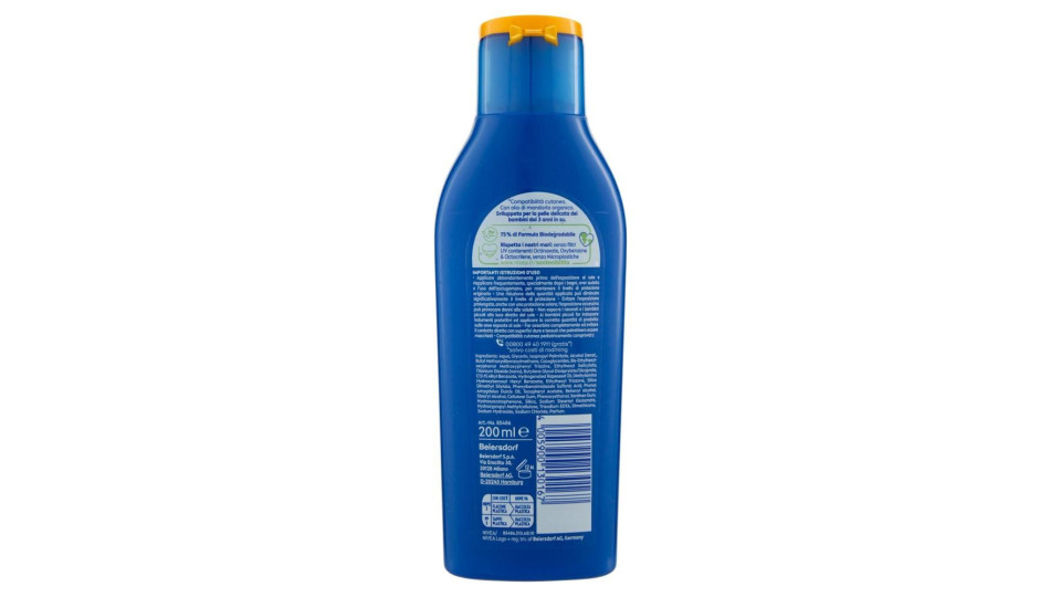 Nivea Sun Kids Protect & Care 50+ Molto Alta 200 Ml