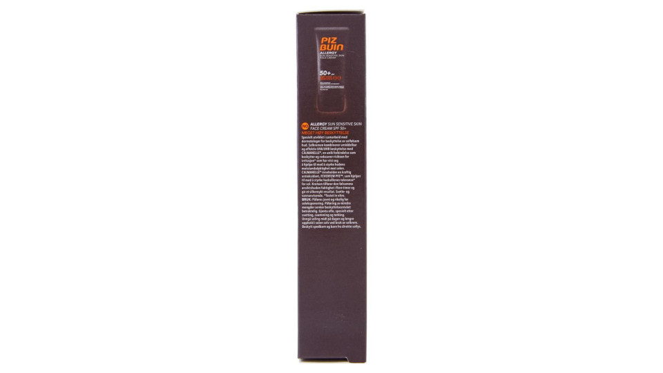 Piz Buin Crema Solare Viso, Allergy, 50+ Spf, Protezione Molto Alta, Resistente All'acqua 50ml