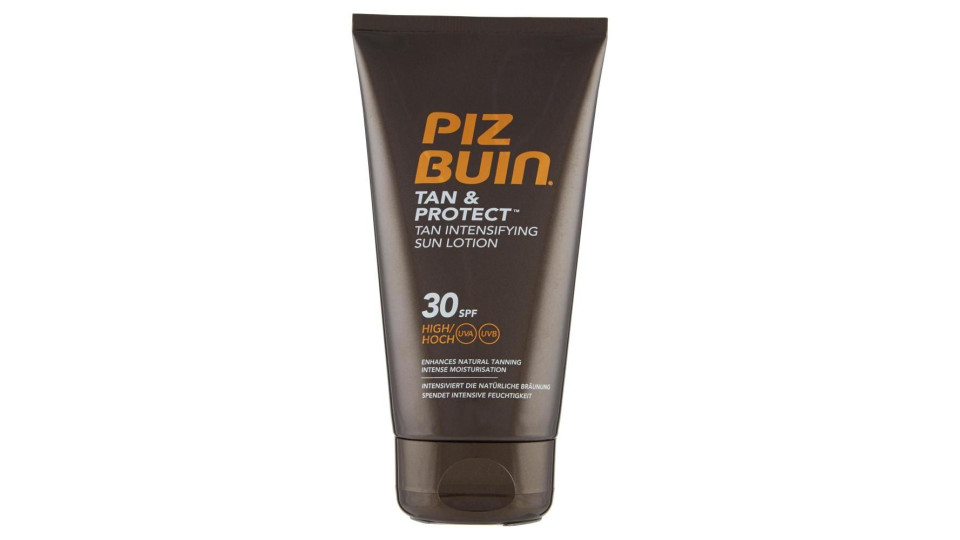 Piz Buin Lozione Solare Intensificatrice Dell'abbronzatura Tan & Protect 30 Spf Prot. Alta 150ml