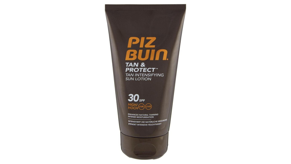 Piz Buin Lozione Solare Intensificatrice Dell'abbronzatura Tan & Protect 30 Spf Prot. Alta 150ml
