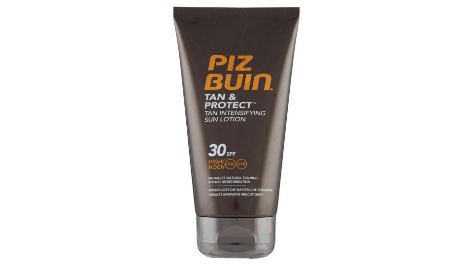 Piz Buin Lozione Solare Intensificatrice Dell'abbronzatura Tan & Protect 30 Spf Prot. Alta 150ml