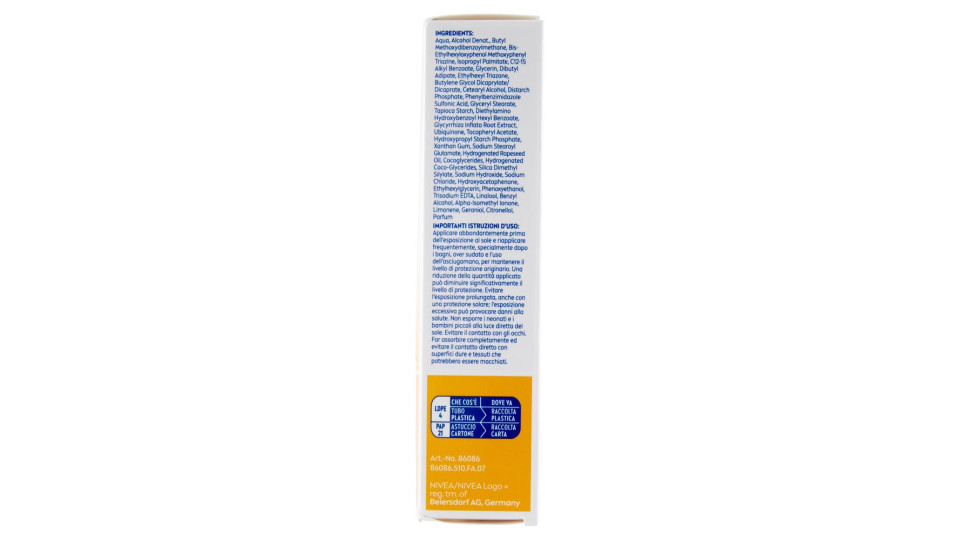 Nivea Sun Uv Viso Anti-età Q10 Pelli Normali/secche 50 Alta 50 Ml