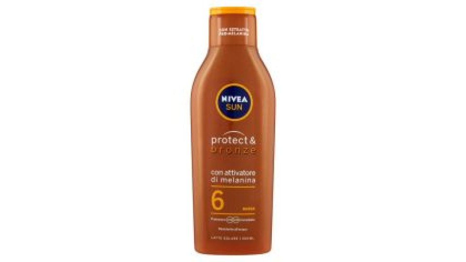 Nivea Sun Protect & Bronze Latte Solare Fp 6 Bassa 200 Ml