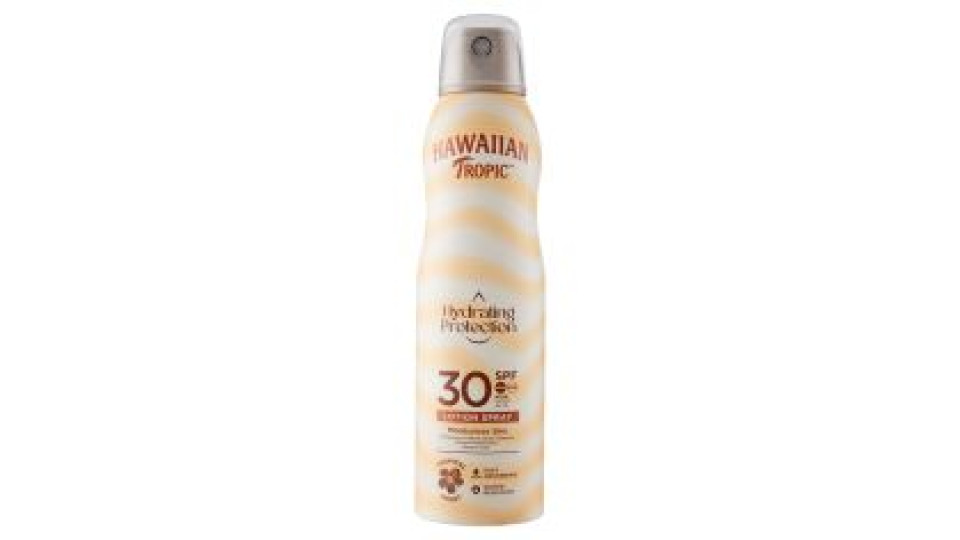 Hawaiian Tropic Hydrating Protection Can Spray Lotion Spf30 Alta 177ml