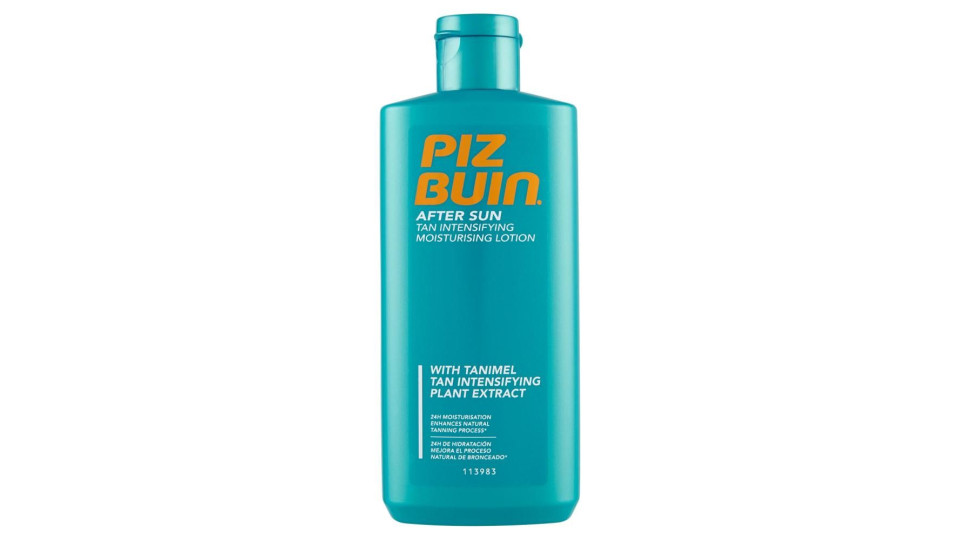 Piz Buin Latte Idratante Doposole Intensificatore Di Abbronzatura, 200ml