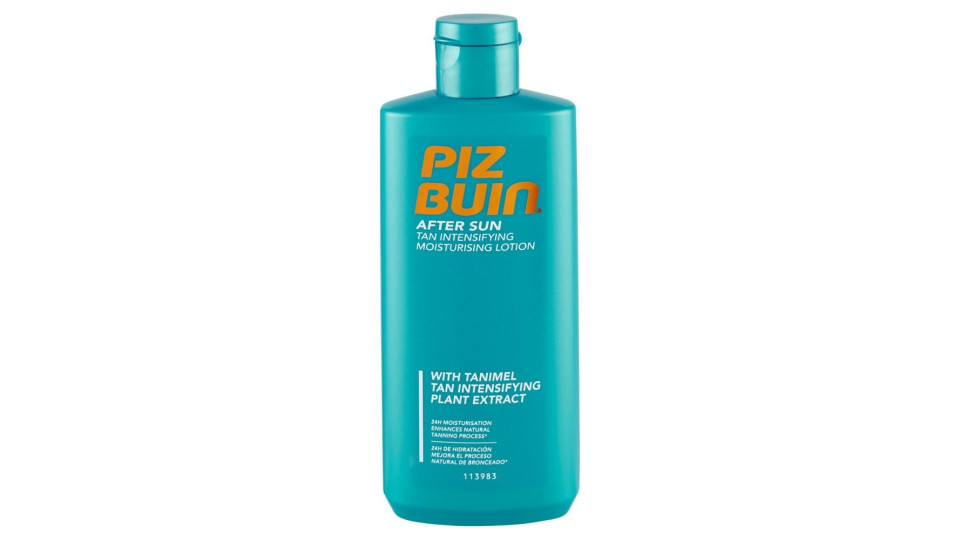 Piz Buin Latte Idratante Doposole Intensificatore Di Abbronzatura, 200ml