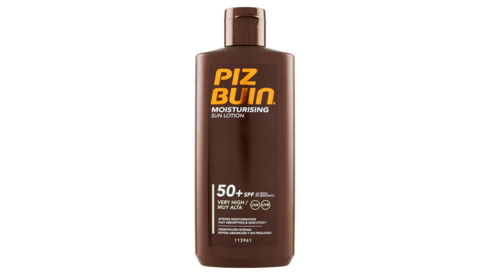 Piz Buin Lozione Solare, 50+ Spf, Protezione Molto Alta, 200ml