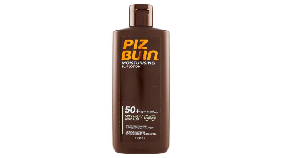 Piz Buin Lozione Solare, 50+ Spf, Protezione Molto Alta, 200ml
