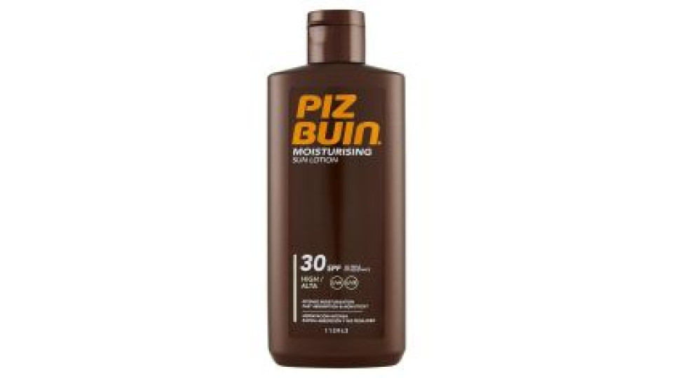 Piz Buin Lozione Solare Idratante, 30 Spf, Protezione Alta, 200ml