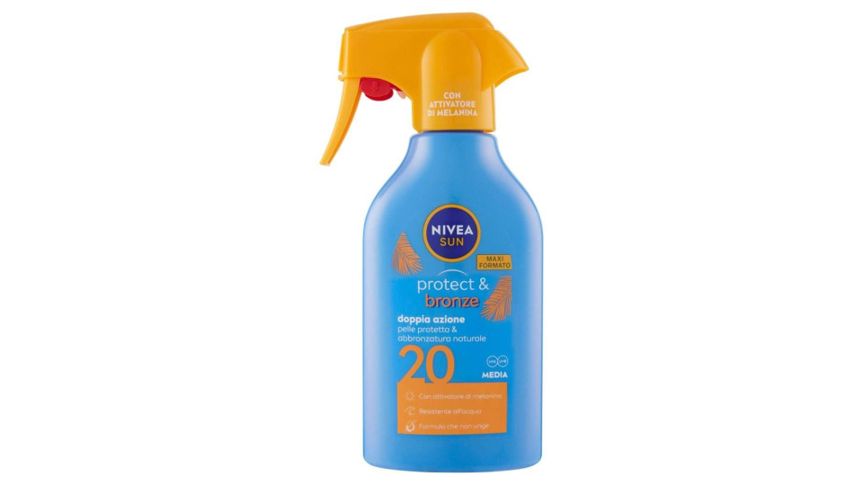 Nivea Sun Protect Bronze 20 Media 270 Ml