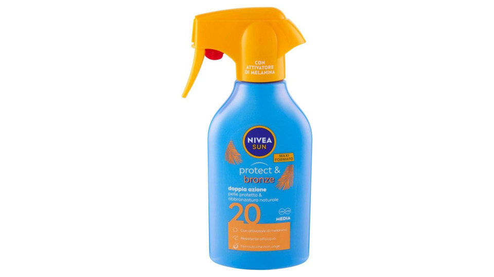 Nivea Sun Protect Bronze 20 Media 270 Ml
