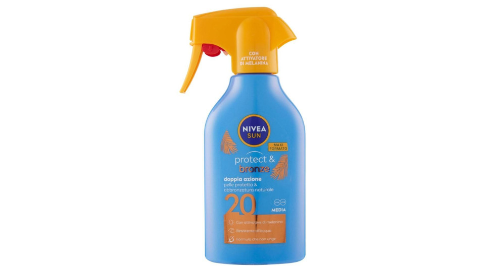 Nivea Sun Protect Bronze 20 Media 270 Ml