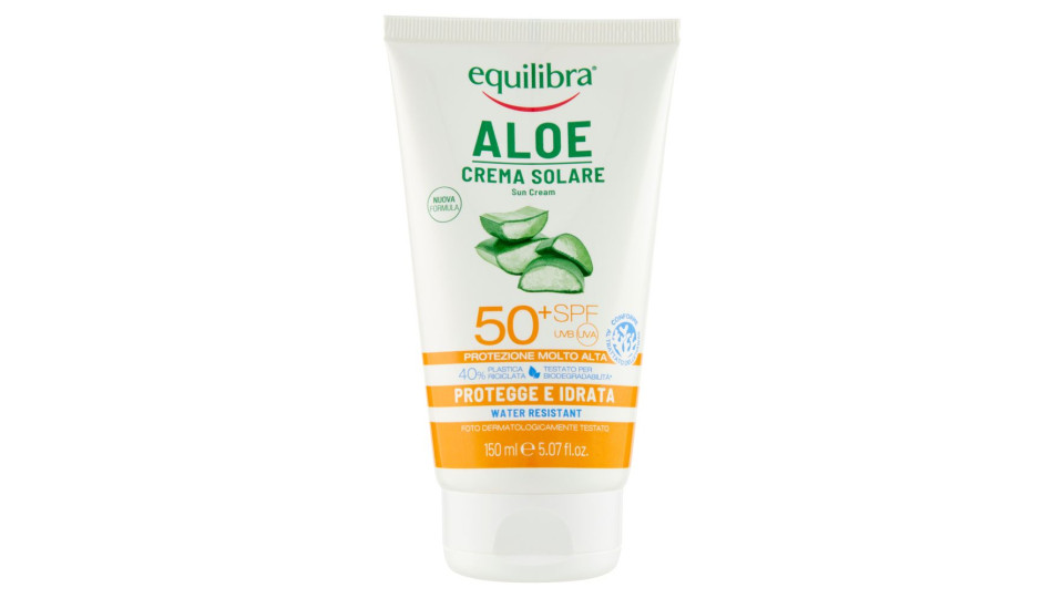 Equilibra Aloe Crema Solare 30 Spf Protezione Alta 150 Ml