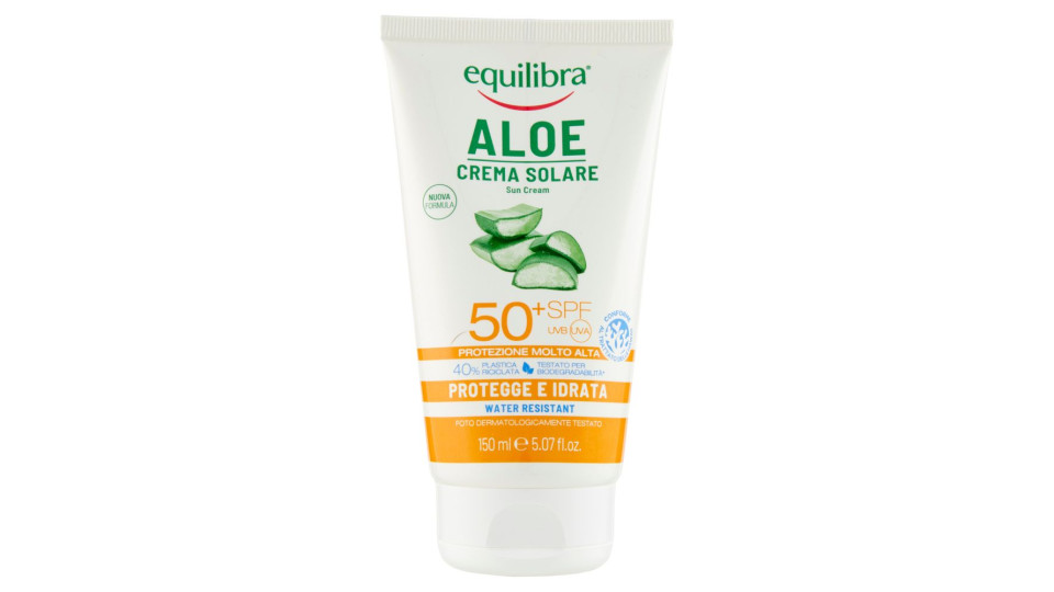 Equilibra Aloe Crema Solare 30 Spf Protezione Alta 150 Ml