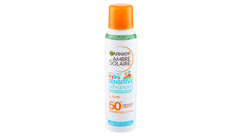 Garnier Ambre Solaire Advanced Sensitive Kids Mist Ceramide Protect 150 Ml