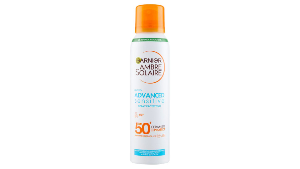 Garnier Ambre Solaire Advanced Sensitive Adulti Mist Ceramide Protect 150 Ml