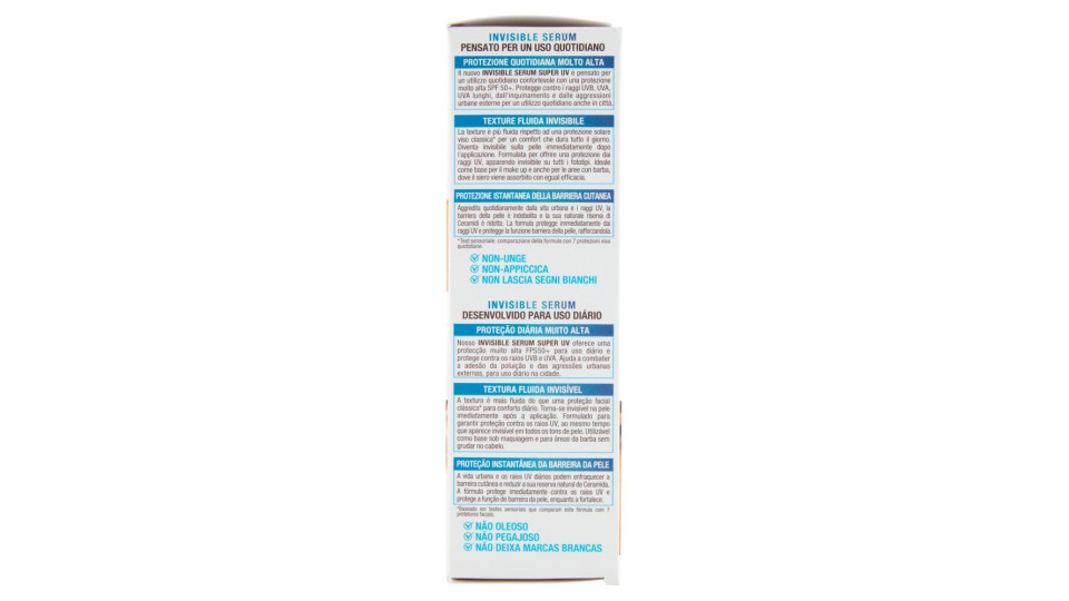 Garnier Ambre Solaire Super Uv Siero Viso, Spf50+ 30 Ml