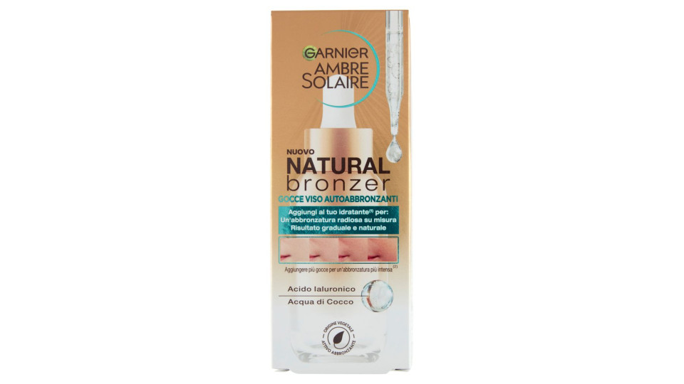 Garnier Ambre Solaire Natural Bronzer Selftan Face Drops 30 Ml