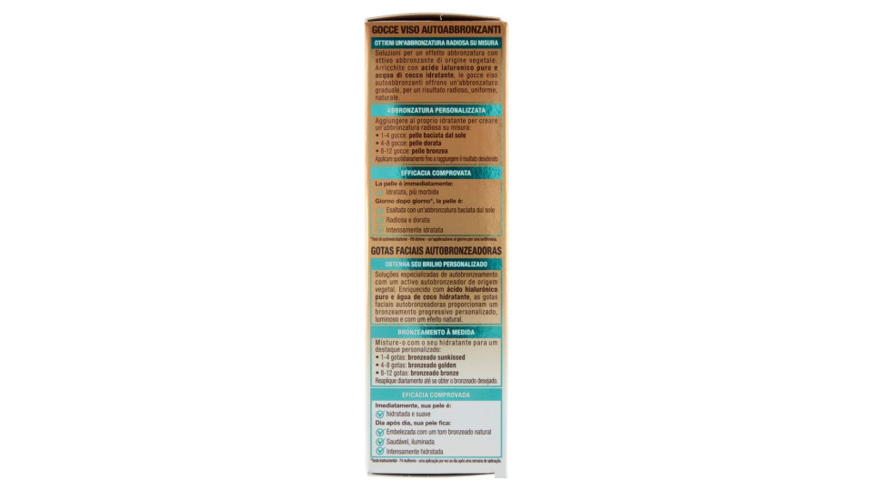 Garnier Ambre Solaire Natural Bronzer Selftan Face Drops 30 Ml
