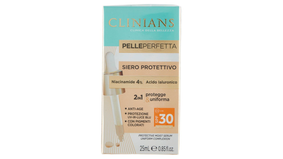 Clinians Pelle Perfetta Siero Protettivo Spf30 25 Ml