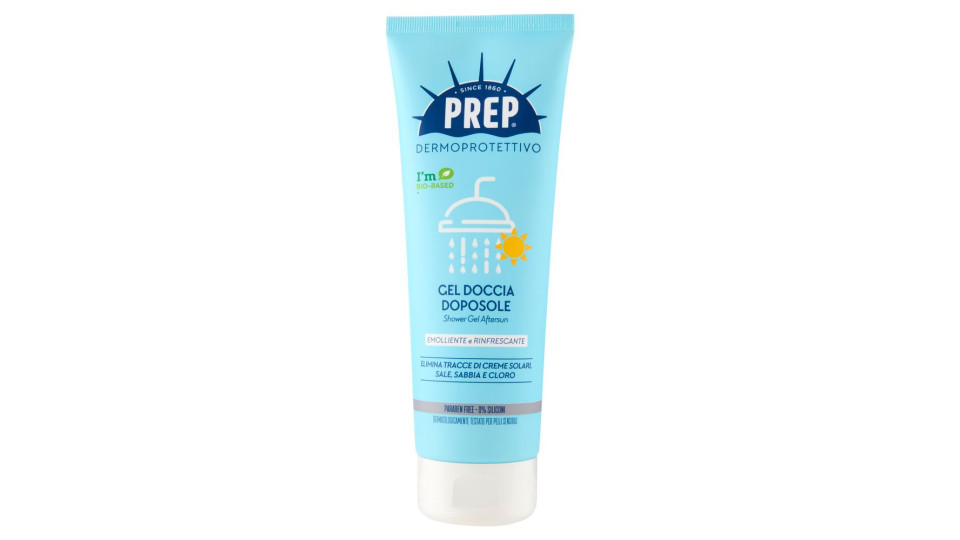 Prep Dermoprotettivo Gel Doccia Doposole Emolliente E Rinfrescante 250 Ml