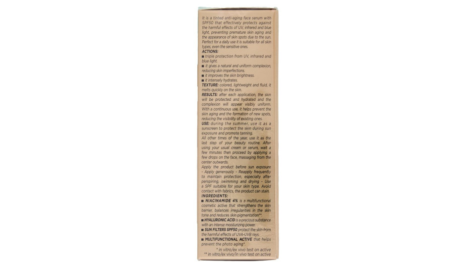 Clinians Pelle Perfetta Siero Protettivo Spf50 Alta 25 Ml