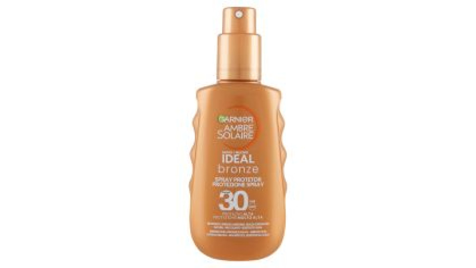 Garnier Ambre Solaire Ideal Bronze Spray Protettivo Spf30 150 Ml