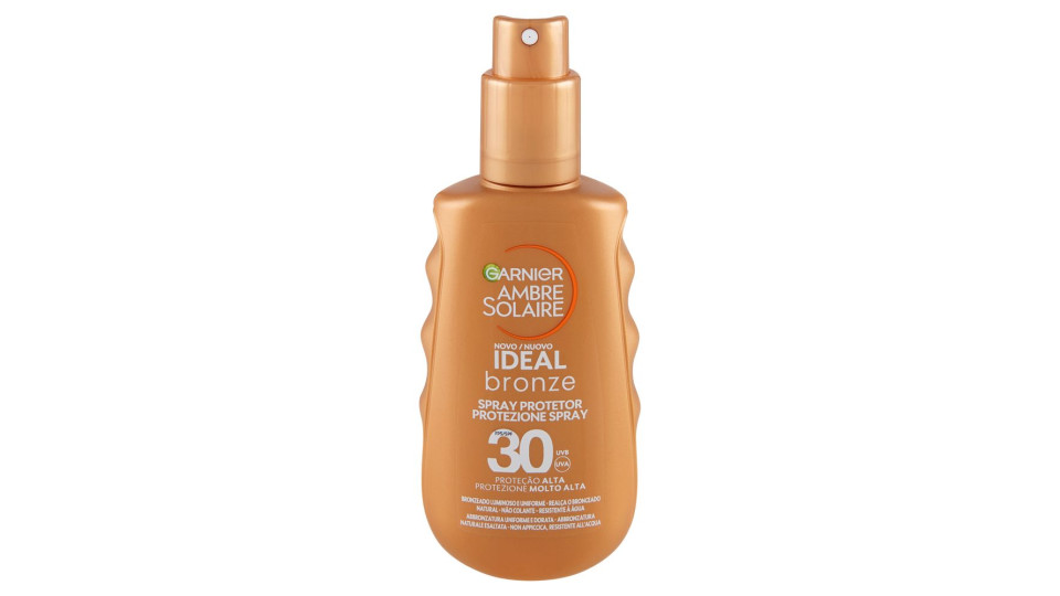Garnier Ambre Solaire Ideal Bronze Spray Protettivo Spf30 150 Ml