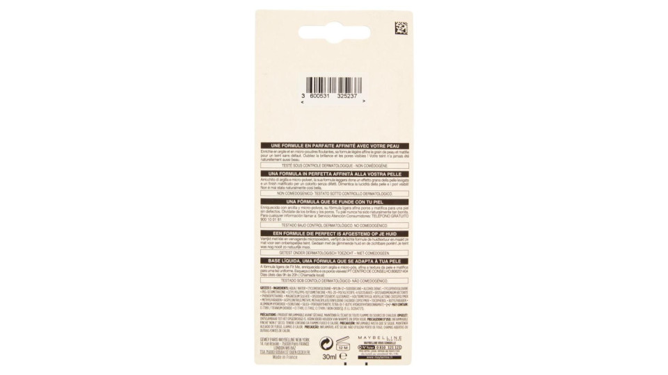 Fondotinta Matte 110 Porcelain Fit Me