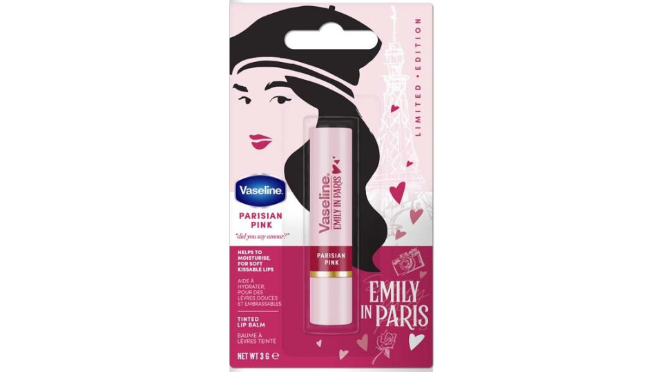 Burrocacao Colorato Parisian Pink Emily In Paris Vaseline 3 G