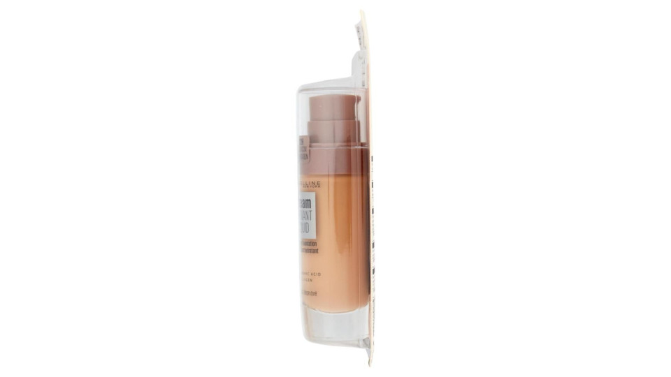 Maybelline New York Fondotinta Dream Satin Liquid, Look Naturale, Effetto Satinato, 21 Nude, 30 Ml
