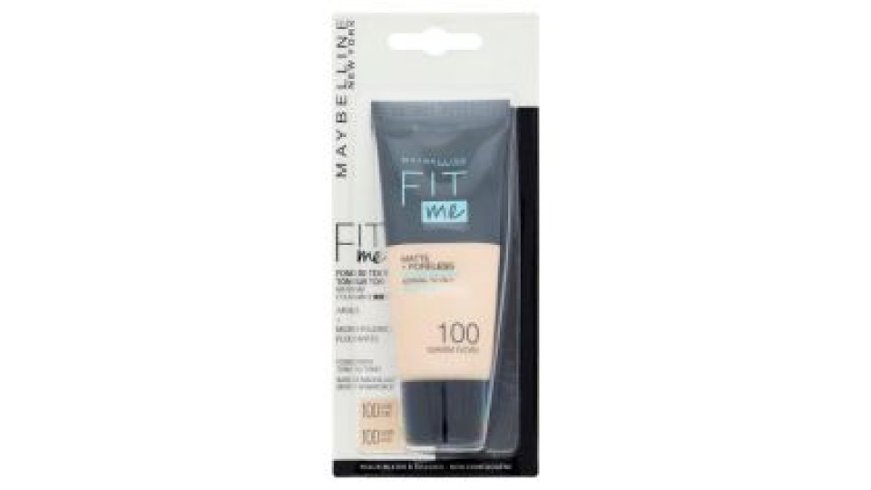 Fondotinta Maybelline Fit Me Matte Warm