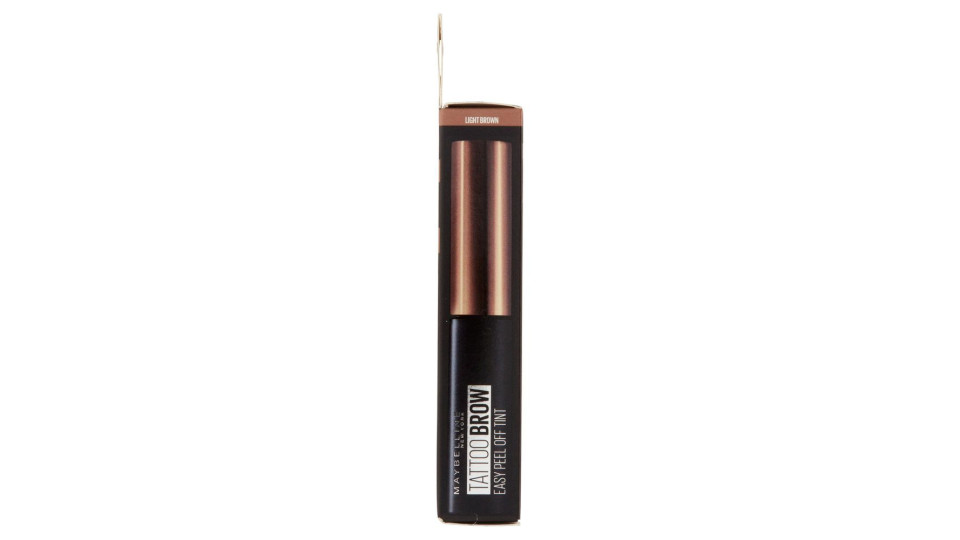 Maybelline New York Tinta Per Sopracciglia Peel-off Tattoo Brow, Dura Fino A 3 Giorni, Light Brown