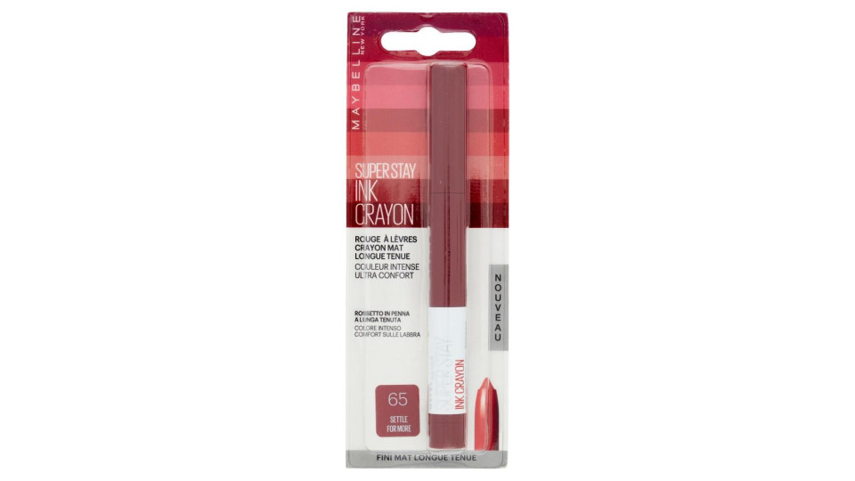 Rossetto Maybelline In Penna Superstay Ink Crayon 65
