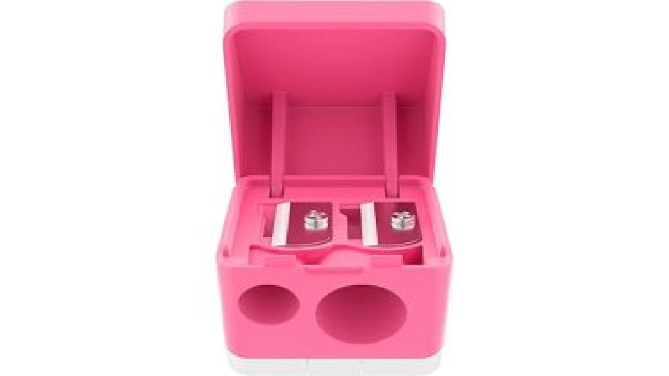 Catrice Temperamatite Doppio Per Matite Standard E Jumbo Con Coperchio Ermetico Rosa