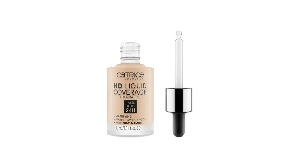 Catrice Fondotinta Liquido Alta Coprenza 010 Beige Chiaro Opaco 24h 30ml Vegan